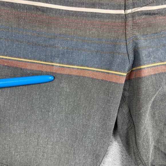 Hurley Shorts Mens 31 Gray Pendleton National Park Olympic Pockets Elastic Waist - Picture 4 of 14